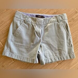 J. Crew Chino Shorts Sea-foam green/light teal Size 2